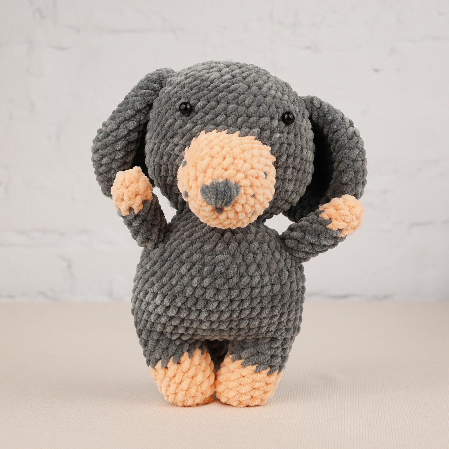 Crochet Dog Plushie - Amigurumi Toys Readymade