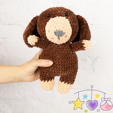 Crochet Dog Plushie - Amigurumi Toys Readymade