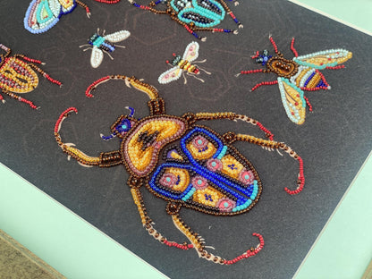 a picture of some bugs on a table