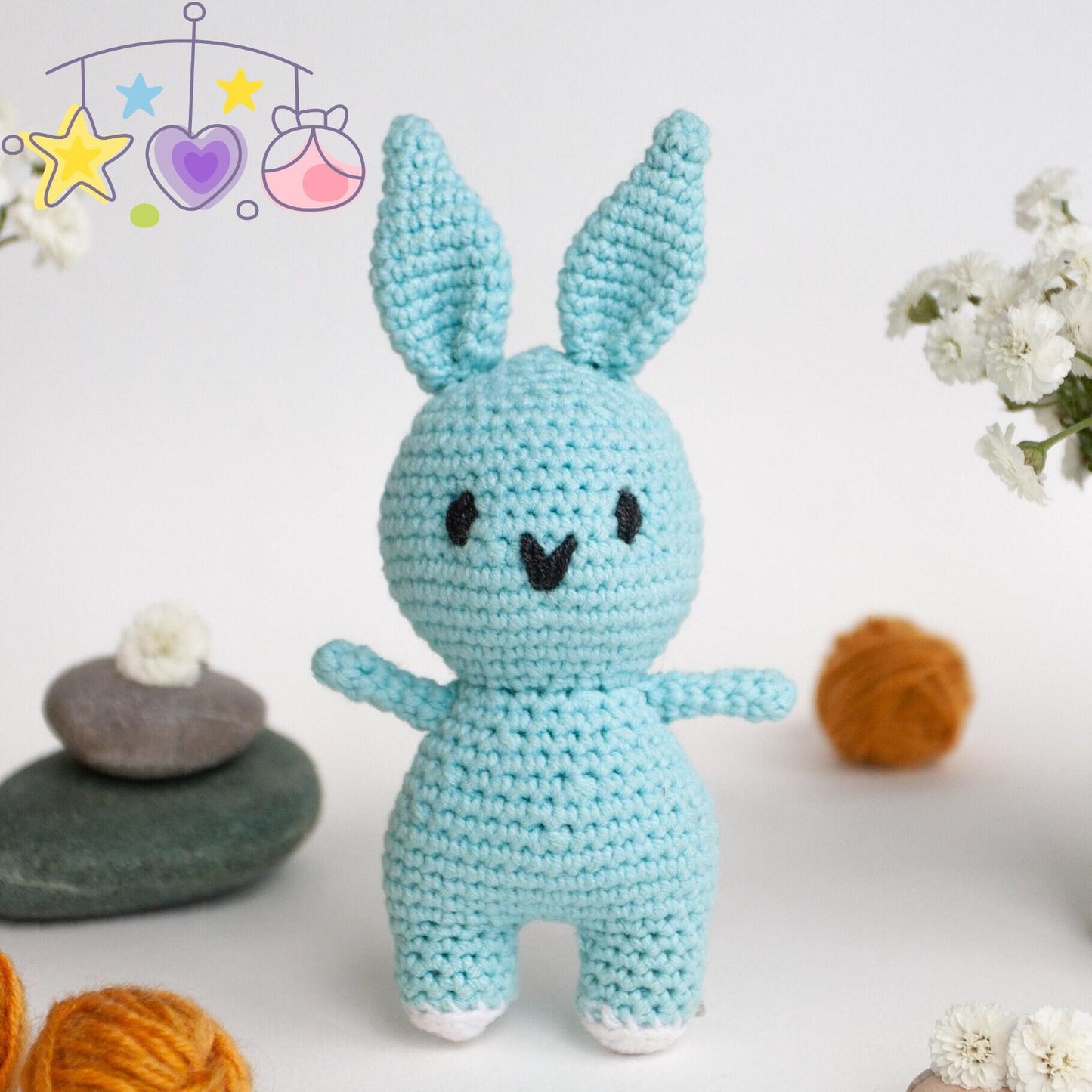 Crochet Bunny - Amigurumi Toys Readymade