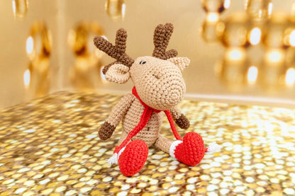Christmas Reindeer - Crochet Amigurumi DIY kit