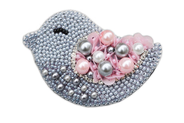 Bird - Readymade Beaded Brooch