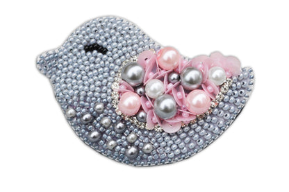 Bird - Readymade Beaded Brooch
