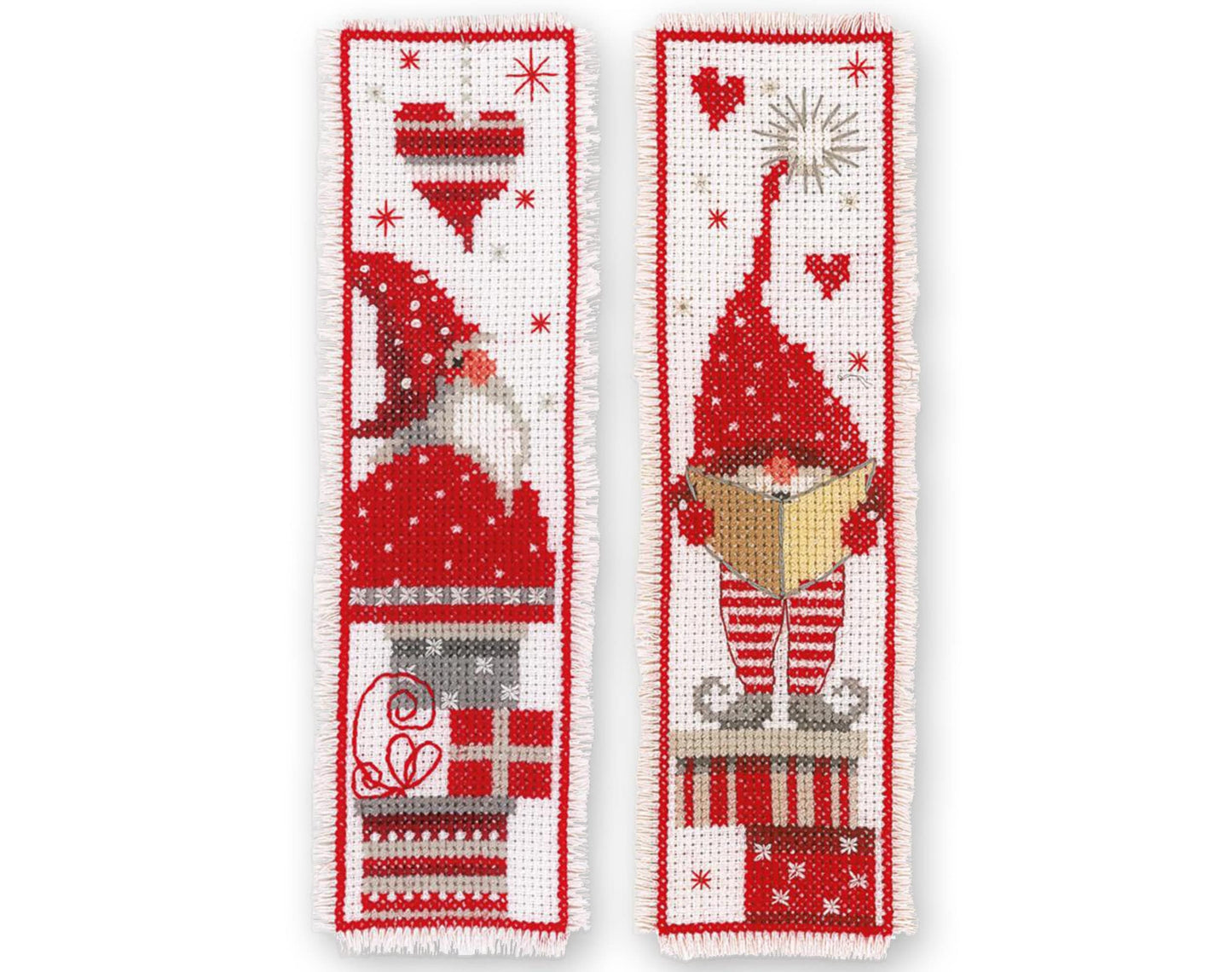 Christmas Gnome Cross stitch Embroidery DIY Kits
