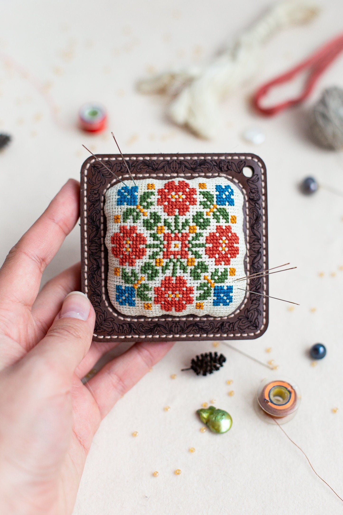 Wooden Embroidery DIY Kit
