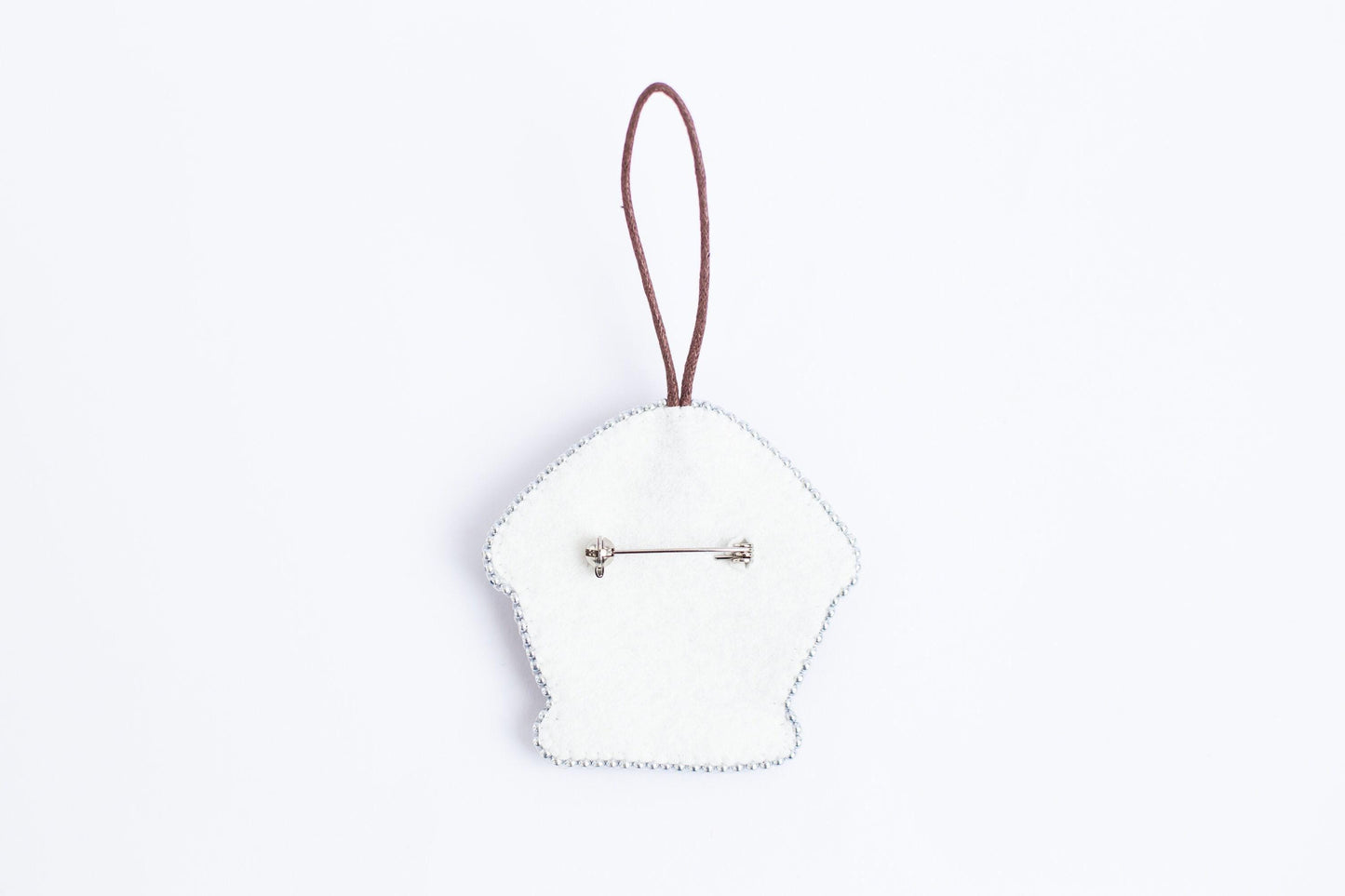 Gingerbread House - Readymade Beaded Brooch