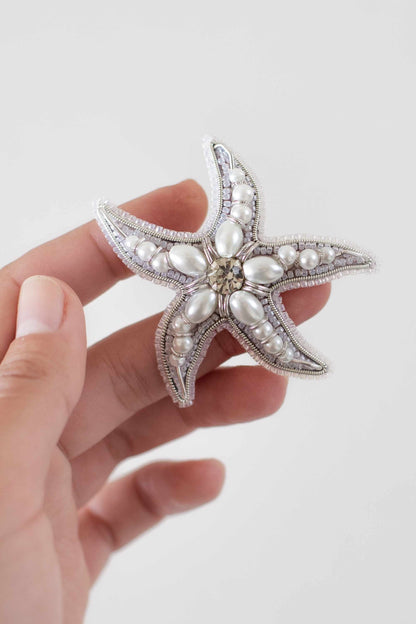 Starfish - Readymade Beaded Brooch