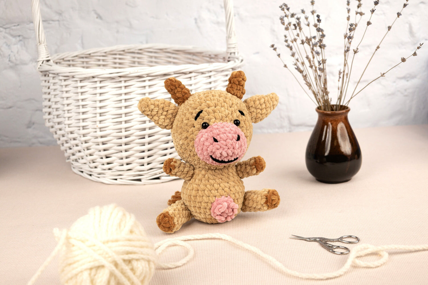 Crochet Cow - Amigurumi PDF Pattern