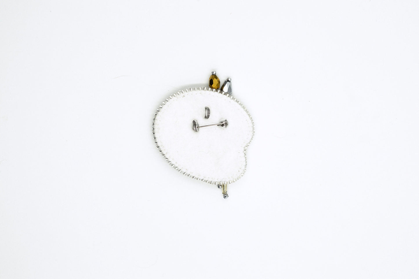 Artist Palette - Readymade Beaded Brooch