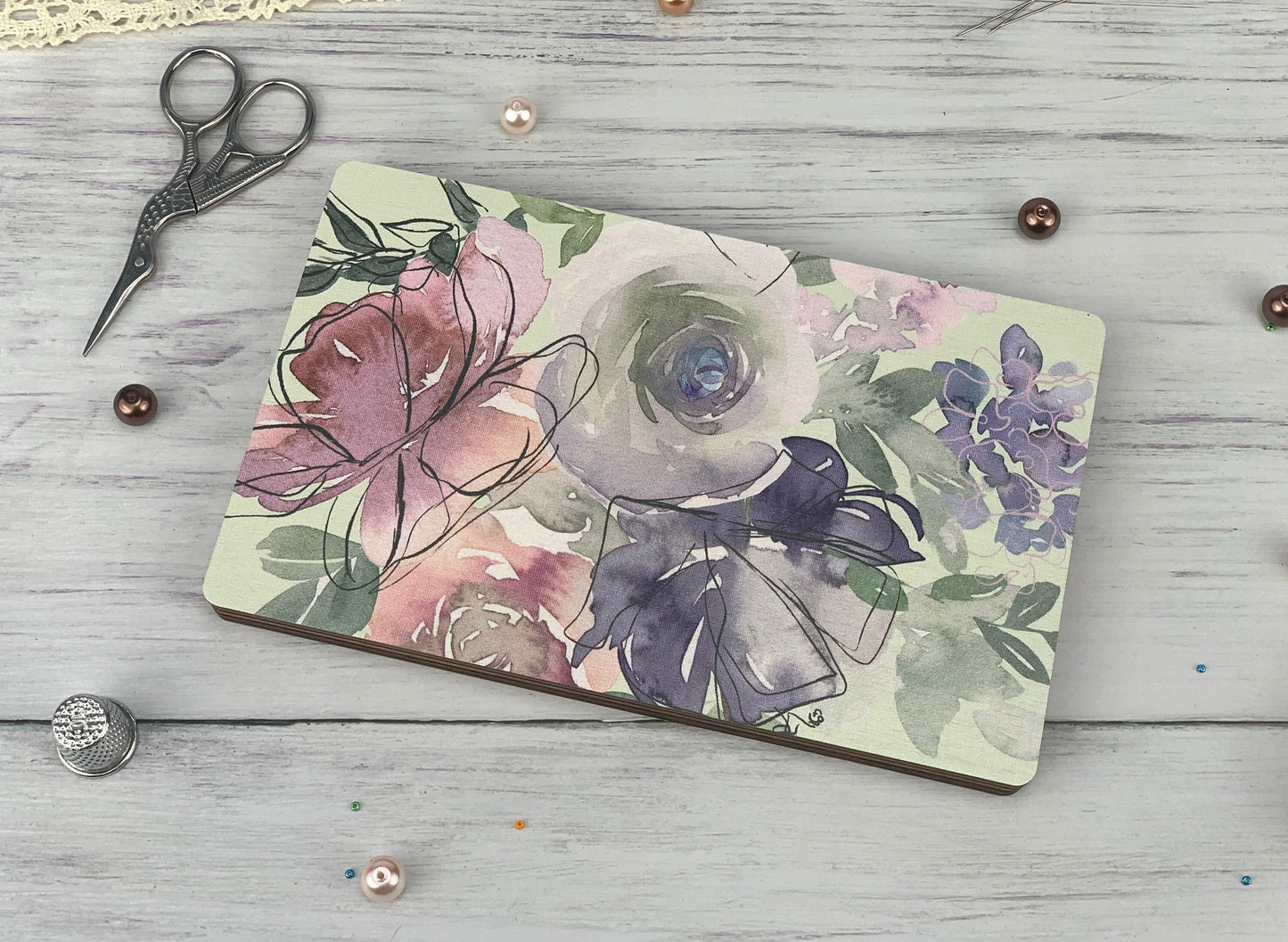 Wooden Seed Bead Organizer