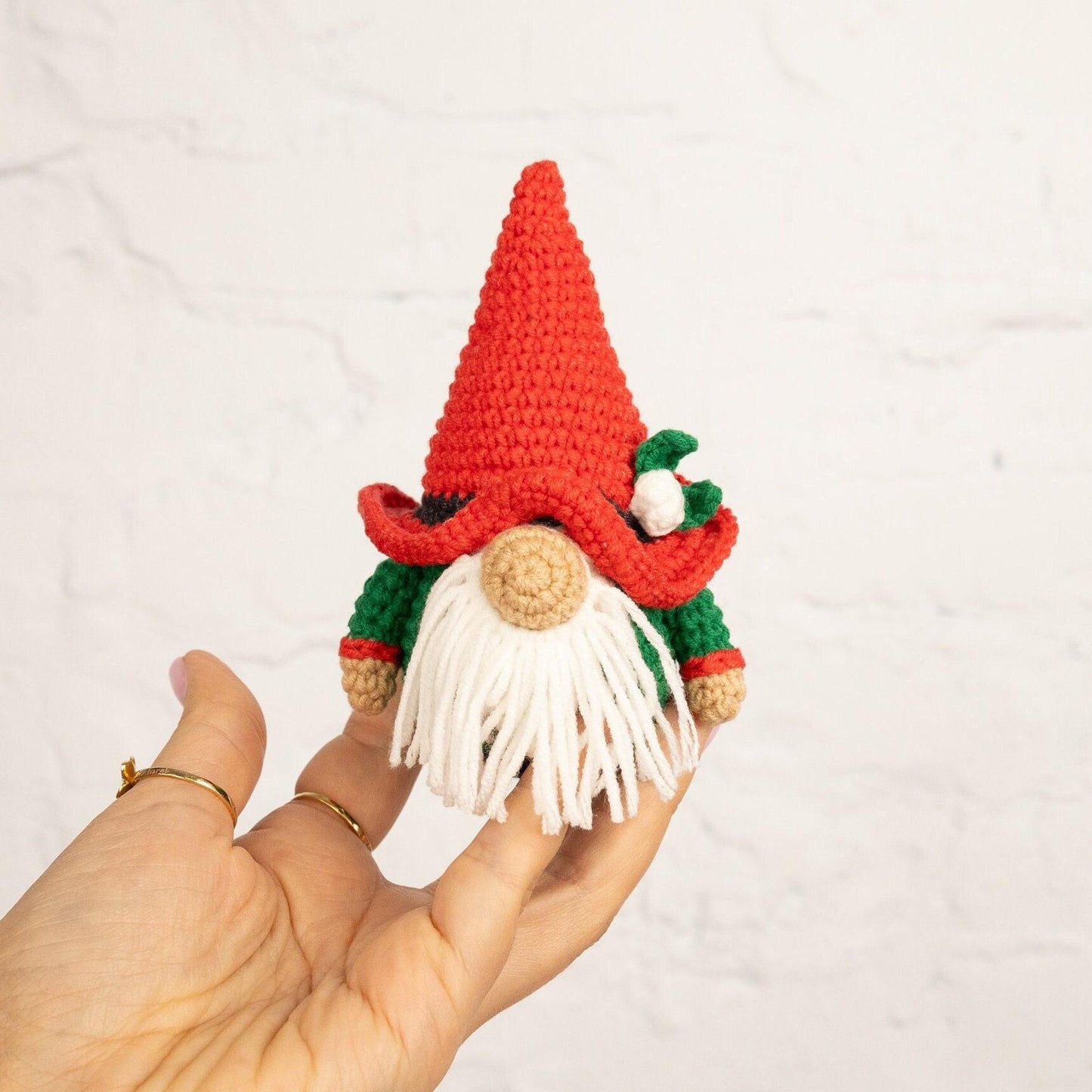 Christmas Gnome - Crochet Amigurumi DIY kit