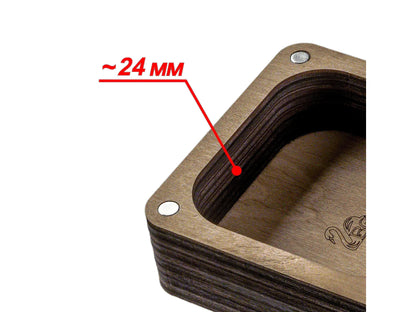 Wooden Pin Cushion Box - DIY Sewing Box Kit with Embroidery Storage Lid