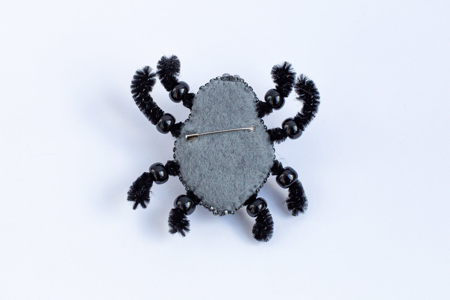 Spider - Readymade Beaded Brooch