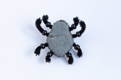 Spider - Readymade Beaded Brooch