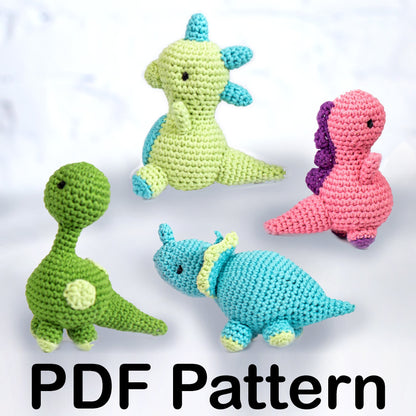 Crochet Dinosaurs - Amigurumi PDF Patterns