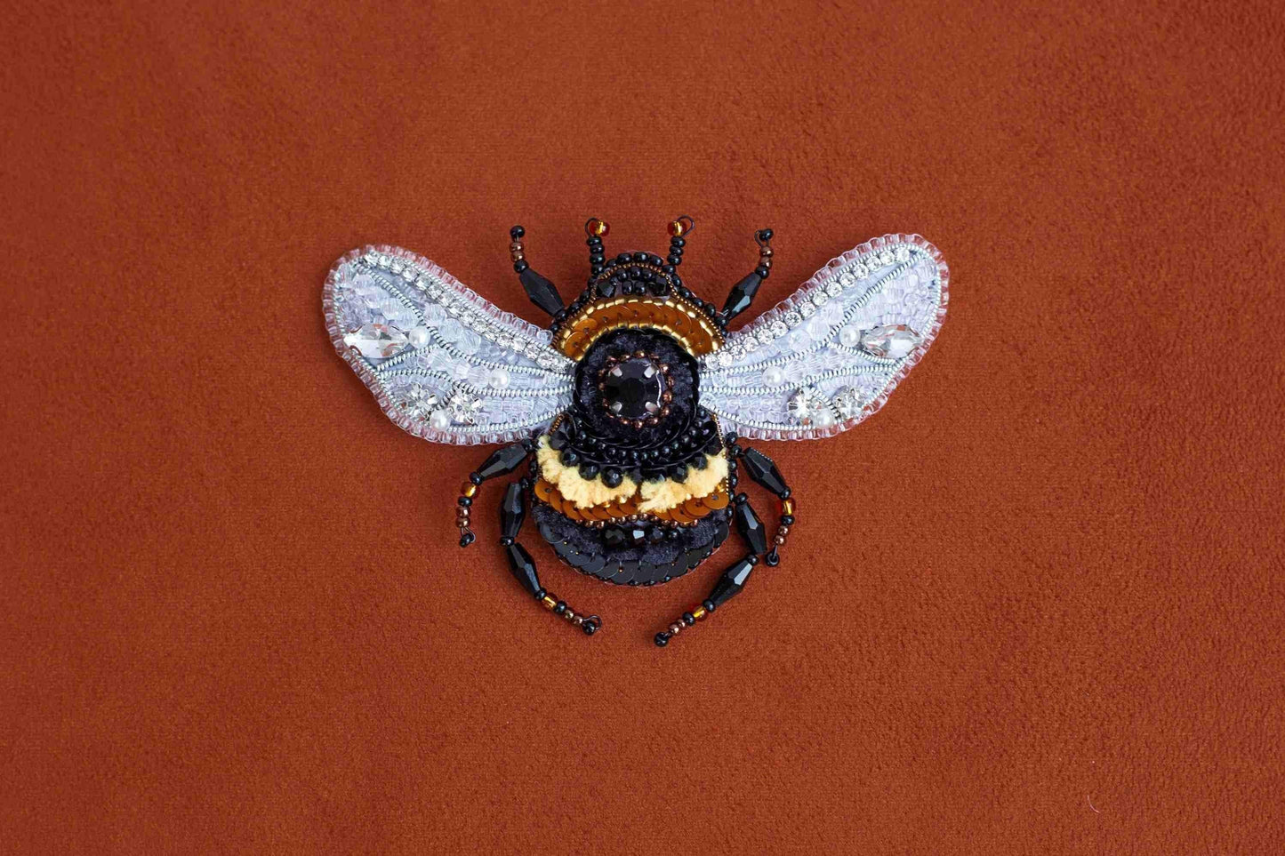 Bumblebee - Readymade Beaded Brooch