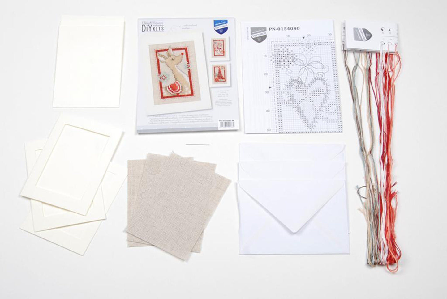 Christmas Postcards Cross stitch Embroidery DIY Kits