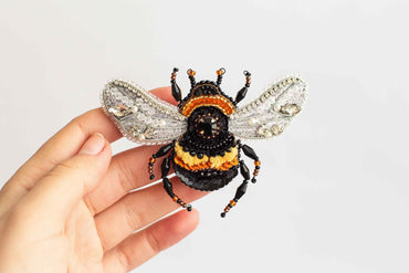 Bumblebee - Readymade Beaded Brooch