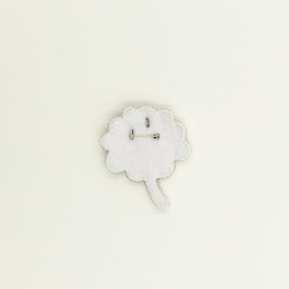 Chamomile Flower - Readymade Beaded Brooch