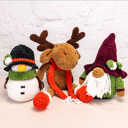 Plush Christmas Toys - Crochet Amigurumi DIY kits