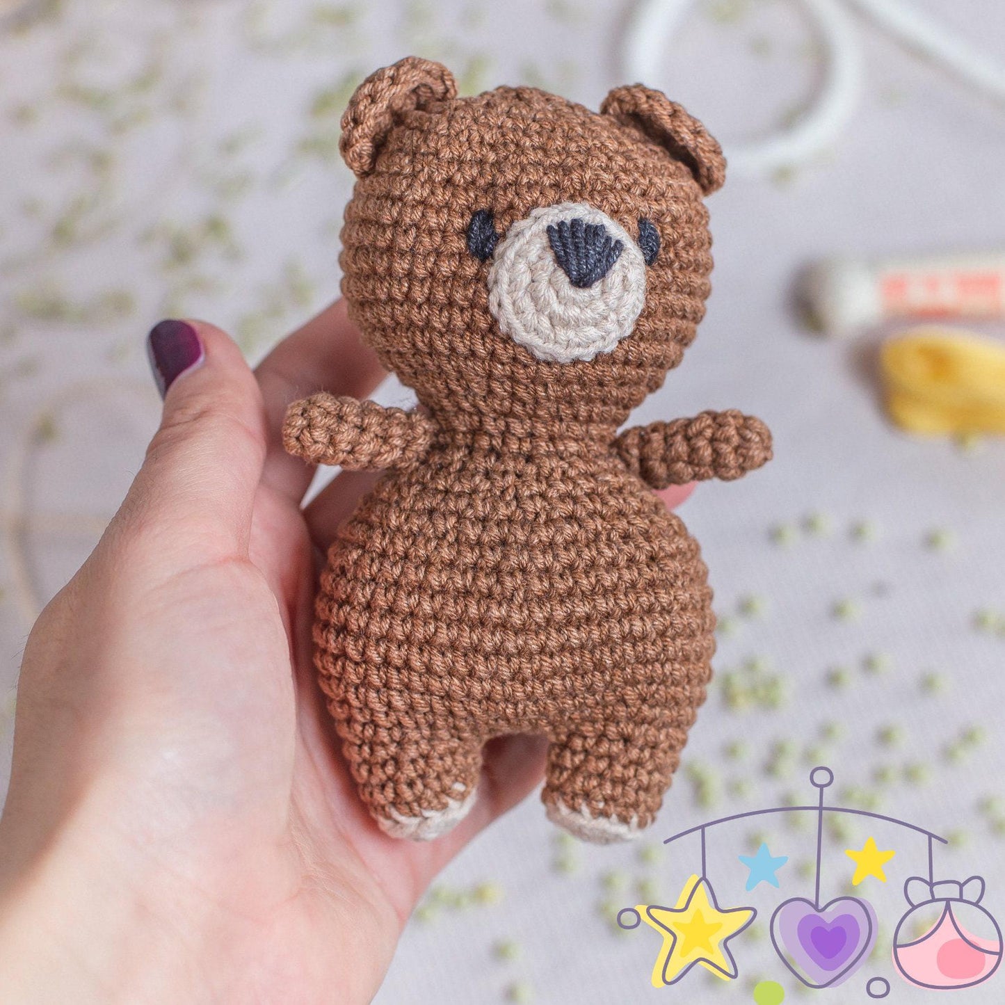 Crochet Bear - Amigurumi Toys Readymade