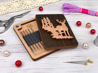 a couple of wooden cutting boards sitting on top of a table