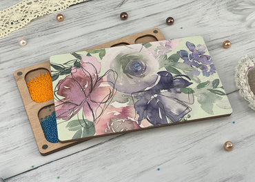 Wooden Seed Bead Organizer