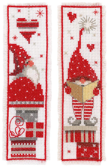 Christmas Gnome Cross stitch Embroidery DIY Kits