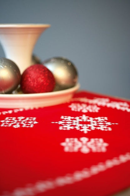 Christmas Table Runner Cross stitch Embroidery DIY Kits