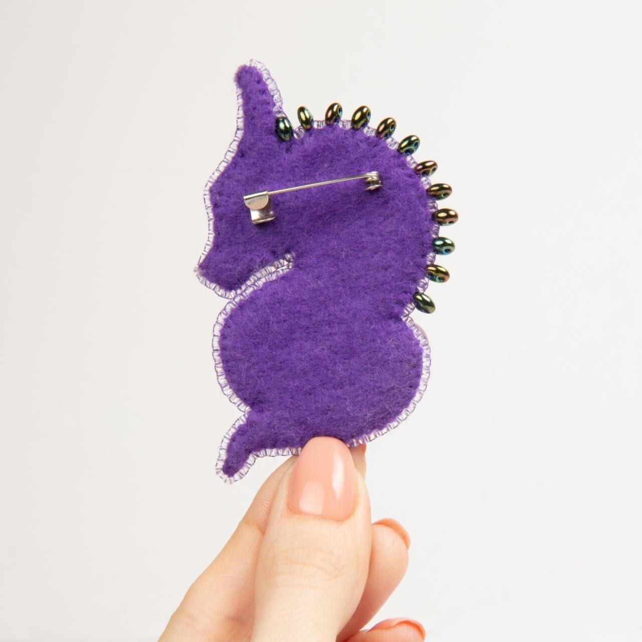 Dragon - Readymade Beaded Brooch