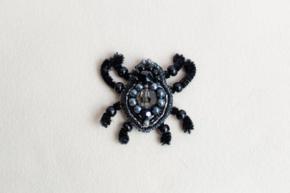 Spider - Readymade Beaded Brooch