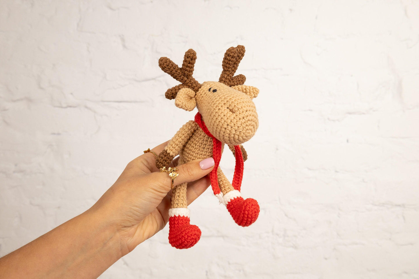 Crochet Christmas Reindeer - Amigurumi Toys Readymade