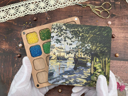 Wooden Seed Bead Organizer