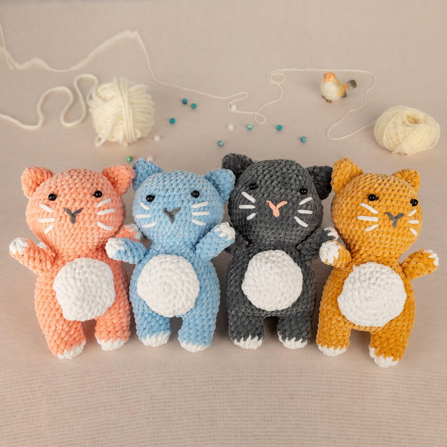 Plush Cat - Crochet Amigurumi DIY kit