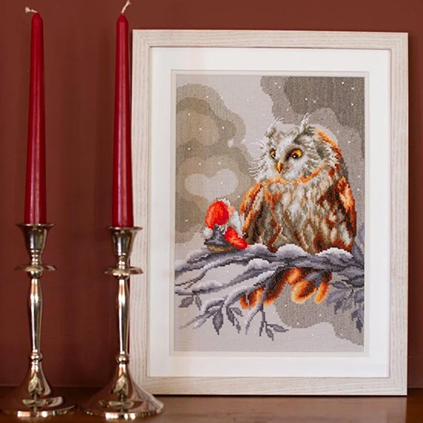 Owl - Cross stitch Embroidery DIY Kits