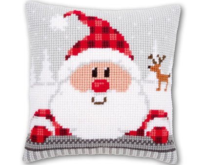Christmas Cushion Cover Cross stitch Embroidery DIY Kits