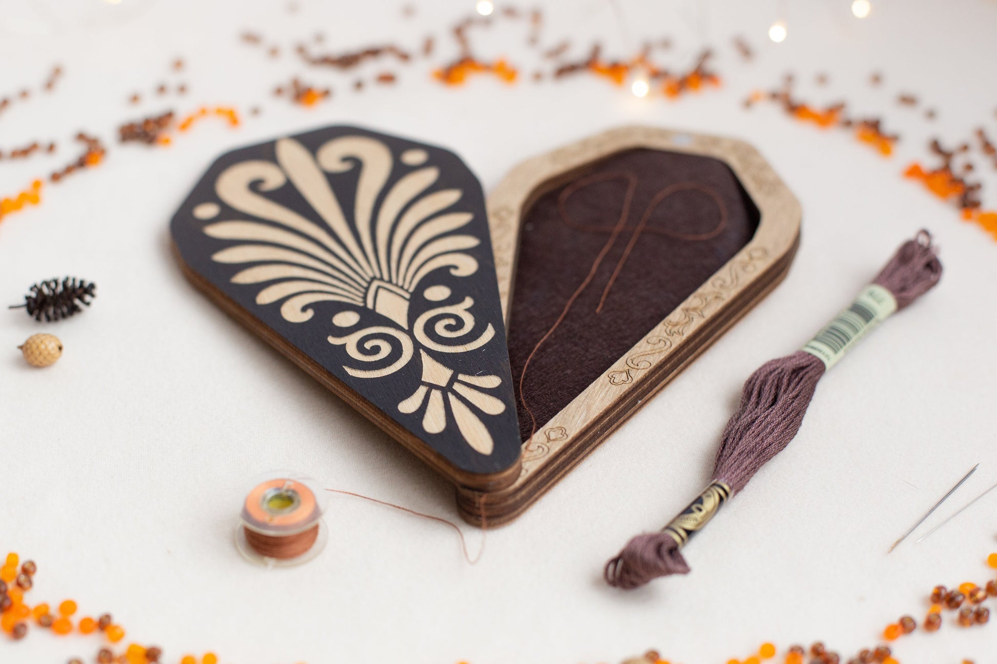 a picture of some crafting supplies on a table