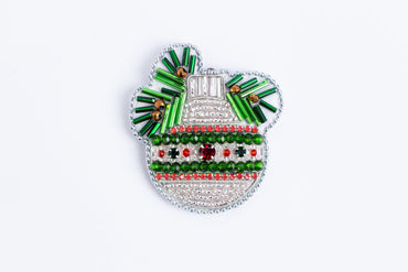 Christmas Ball Brooch Beading DIY Kit