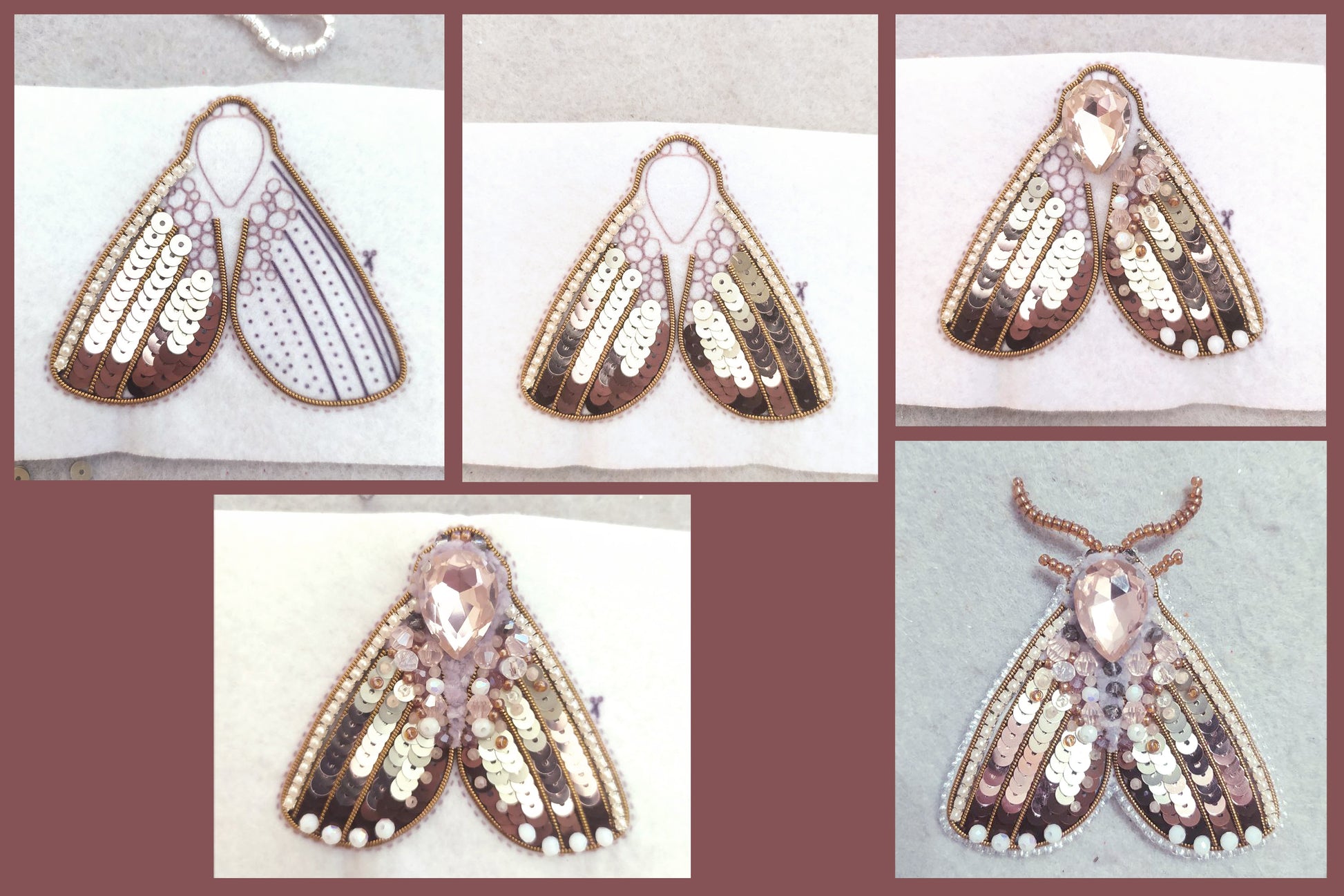 a series of pictures showing different types of earrings