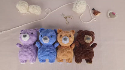 Plush Bear - Crochet Amigurumi DIY kit