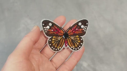 Butterfly - Readymade Beaded Brooch