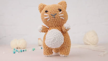 Crochet Cat Plushie - Amigurumi Toys Readymade