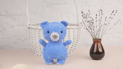Crochet Bear Plushie - Amigurumi Toys Readymade