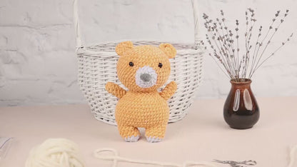 Crochet Bear Plushie - Amigurumi Toys Readymade