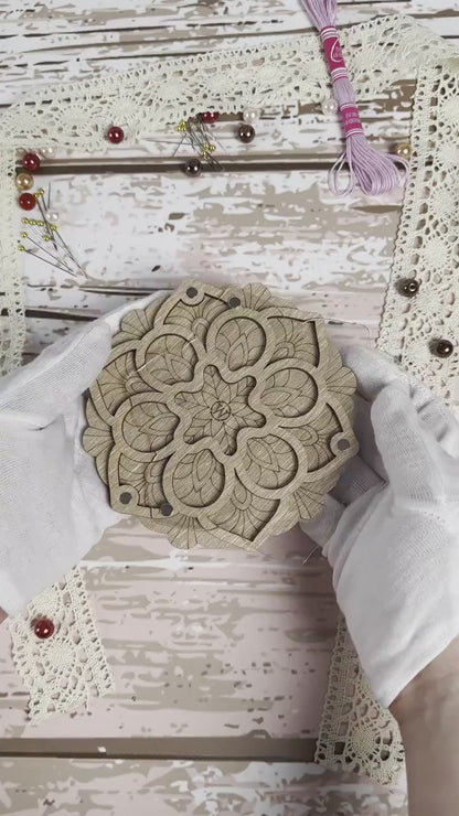 Wooden Seed Bead Organizer