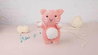 Plush Cat - Crochet Amigurumi DIY kit