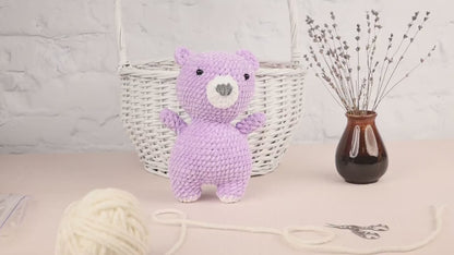 Plush Bear - Crochet Amigurumi DIY kit