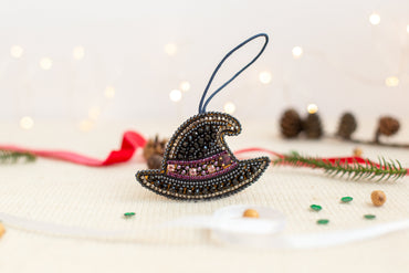 Witch Hat Brooch Beading DIY Kit