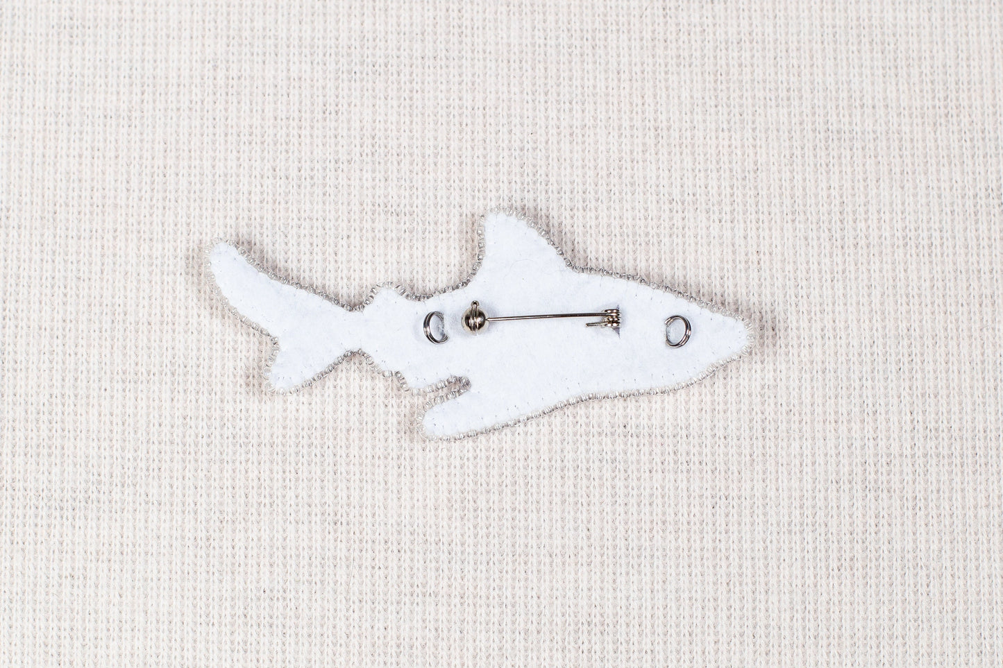 Shark Bead embroidery kit. Seed Bead Brooch kit. DIY Craft kit. Beadweaving Kit. Needlework beading. Handmade Jewelry Making Kit