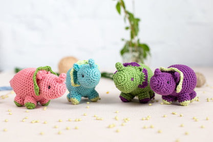 Crochet Kit for Adults Dinosaur, Beginner Crochet Kit, Animal Amigurumi DIY Craft Kit